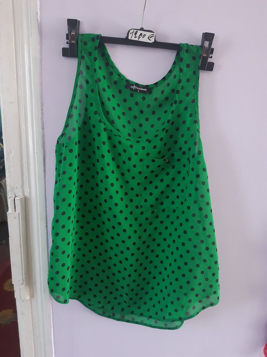 Top verde dama S