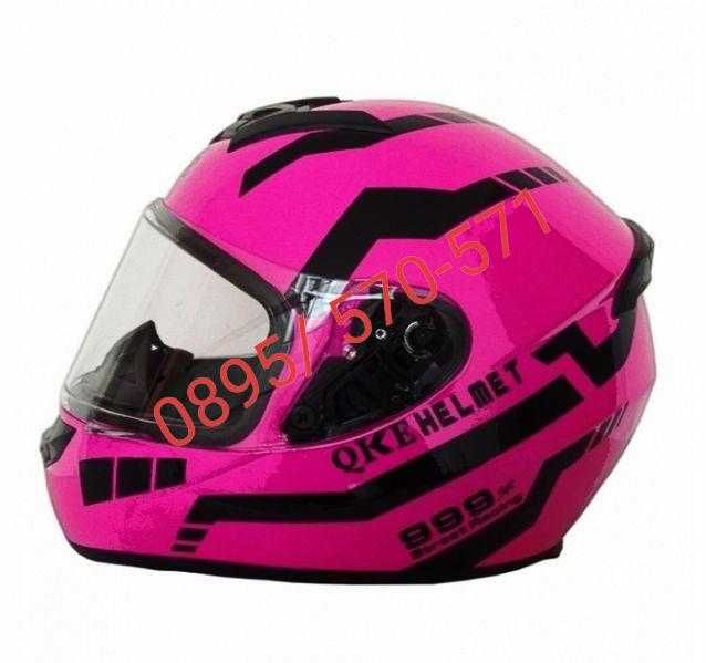 Розова каска QK Helmet DOT 999 - Код на продукта: 182828