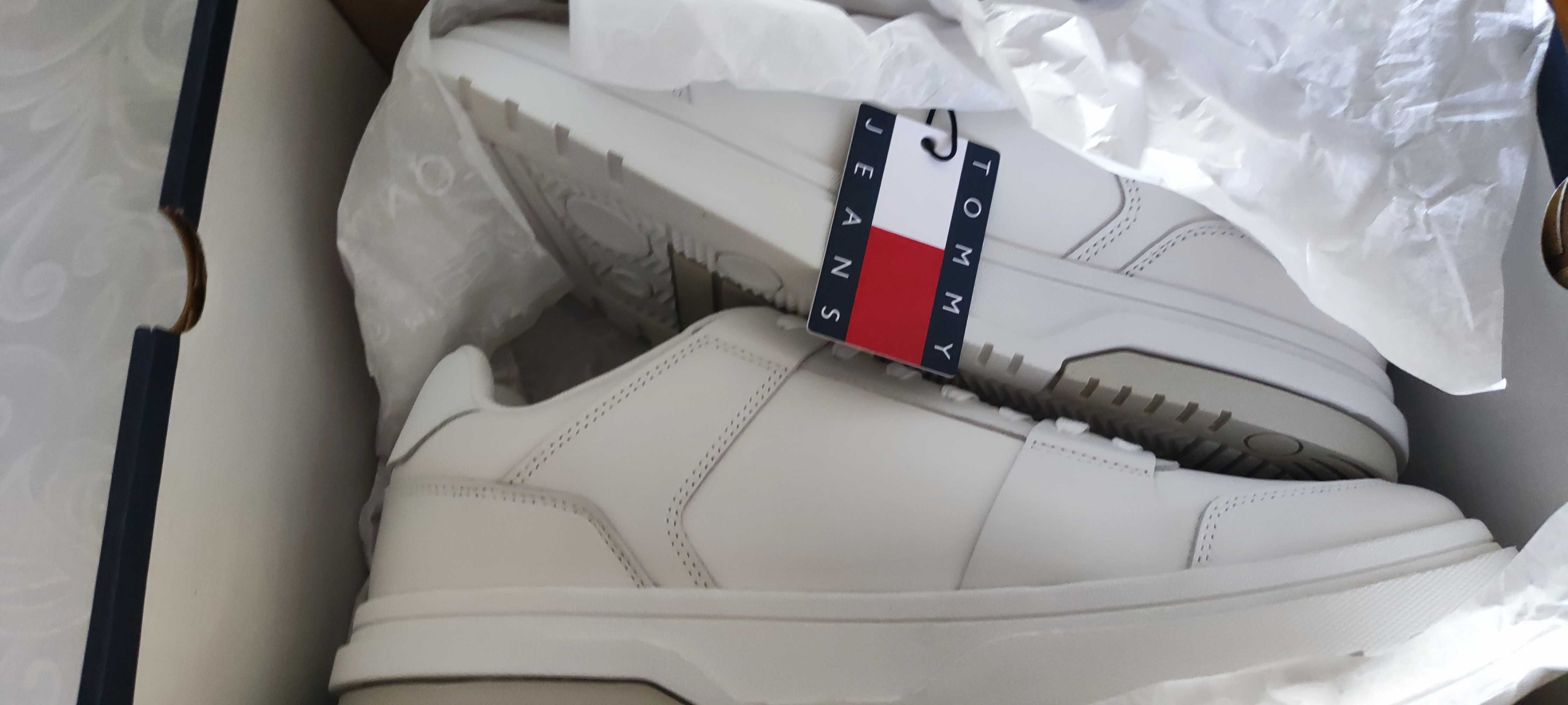 Мъжки маратонки естествена кожа Tommy Hilfiger,