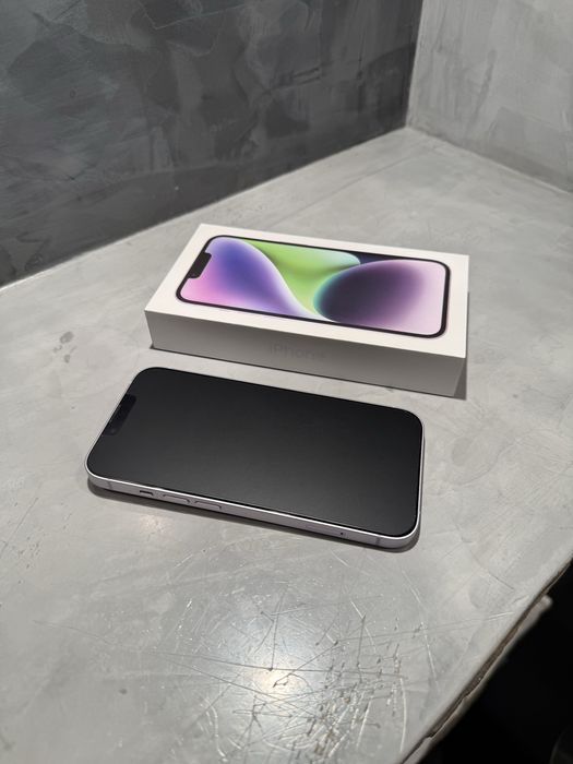 КАТО ЧИСТО НОВ Iphone 14 256 GB Purple