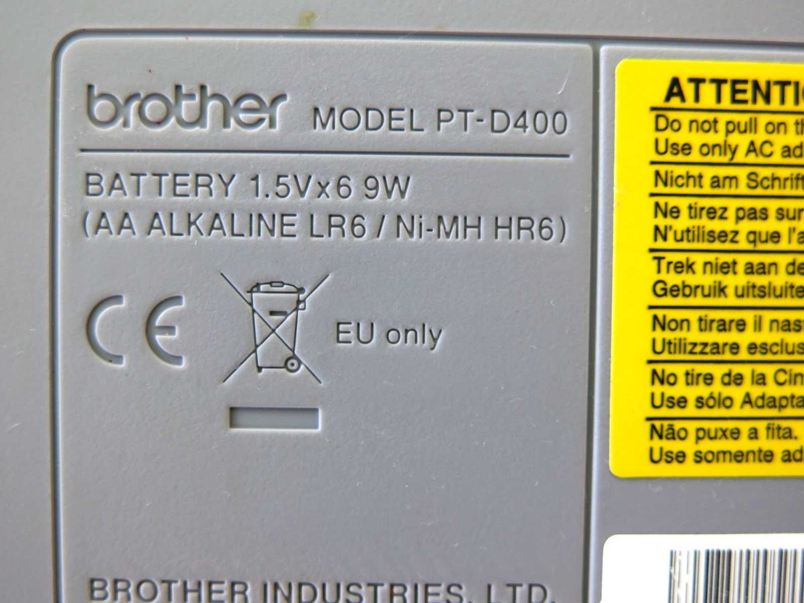 Професионален етикетен принтер Brother PTD400