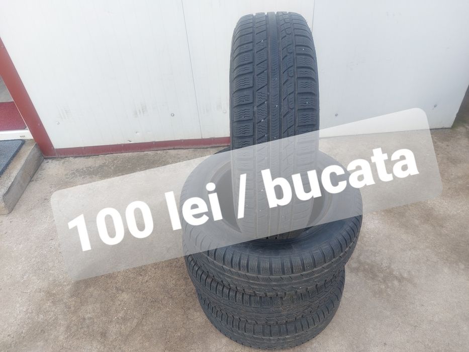 100 lei bucata! Set anvelope M+S/IARNA 195 65 15 Marangoni