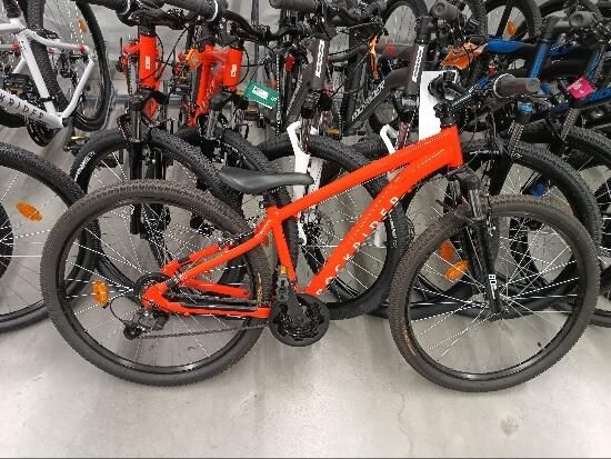 Bicicletă Mtb Explore 50 27,5" roșu - S - produs resigilat Decathlon