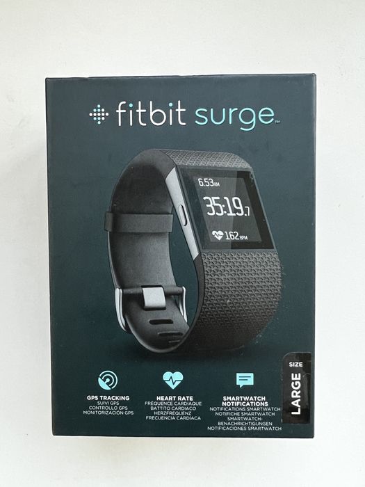 Смарт часовник Fitbit Surge Large Size FB501BKL-EU Smartwatch