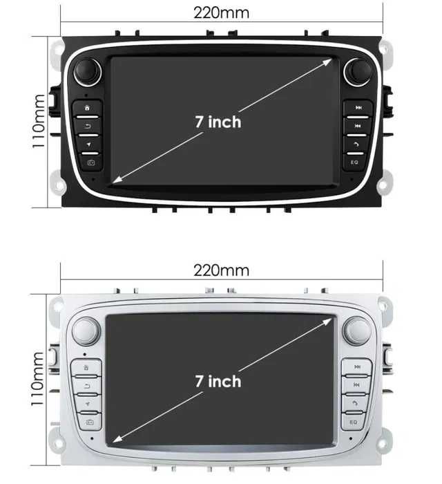 1-8GB Navigatie Android Ford Focus 2 mk2 Mondeo mk4 S Max CARPLAY