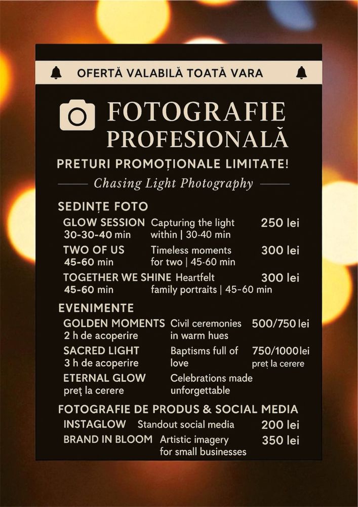 Fotograf - Servicii foto evenimente