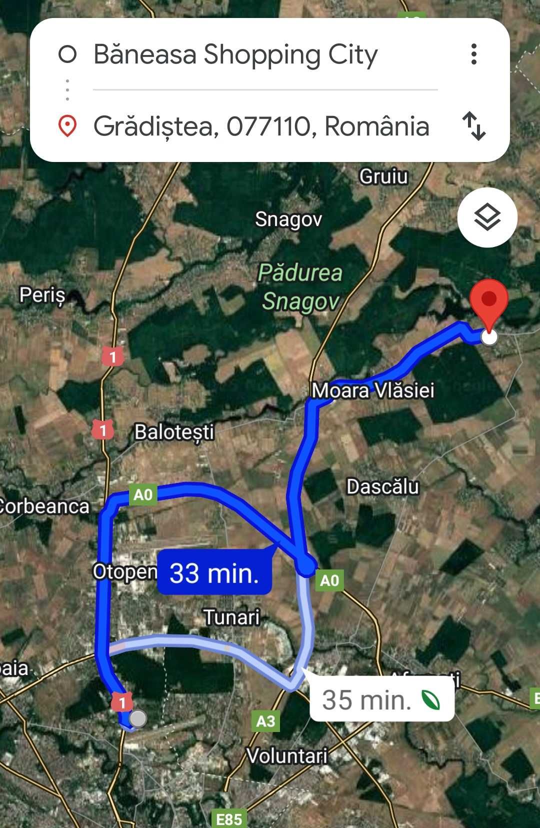 Casă bătrânească la 10 km de A3 și 25km de București.