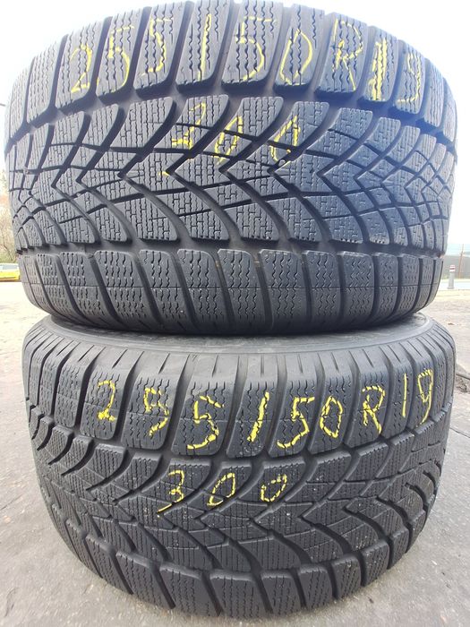 Vând 2 anvelope iarna 255/50r19 Dunlop Montaj Gratuit