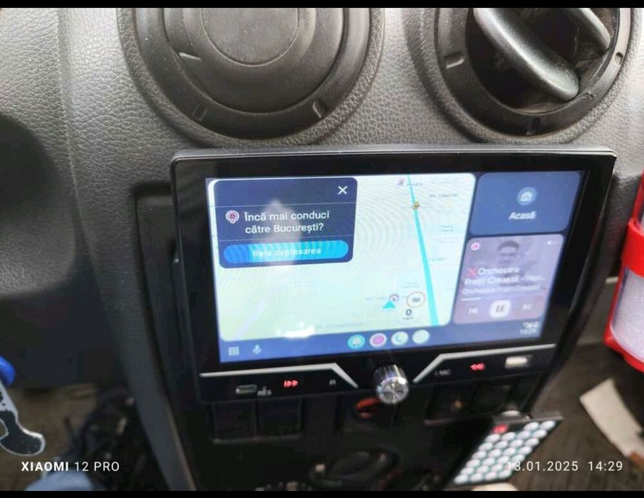 Radio auto cu android auto