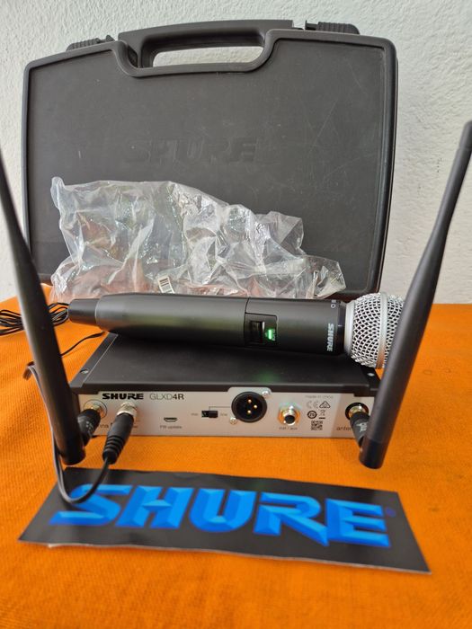 Shure GLXD4R cu SM58 Profesionale wirless