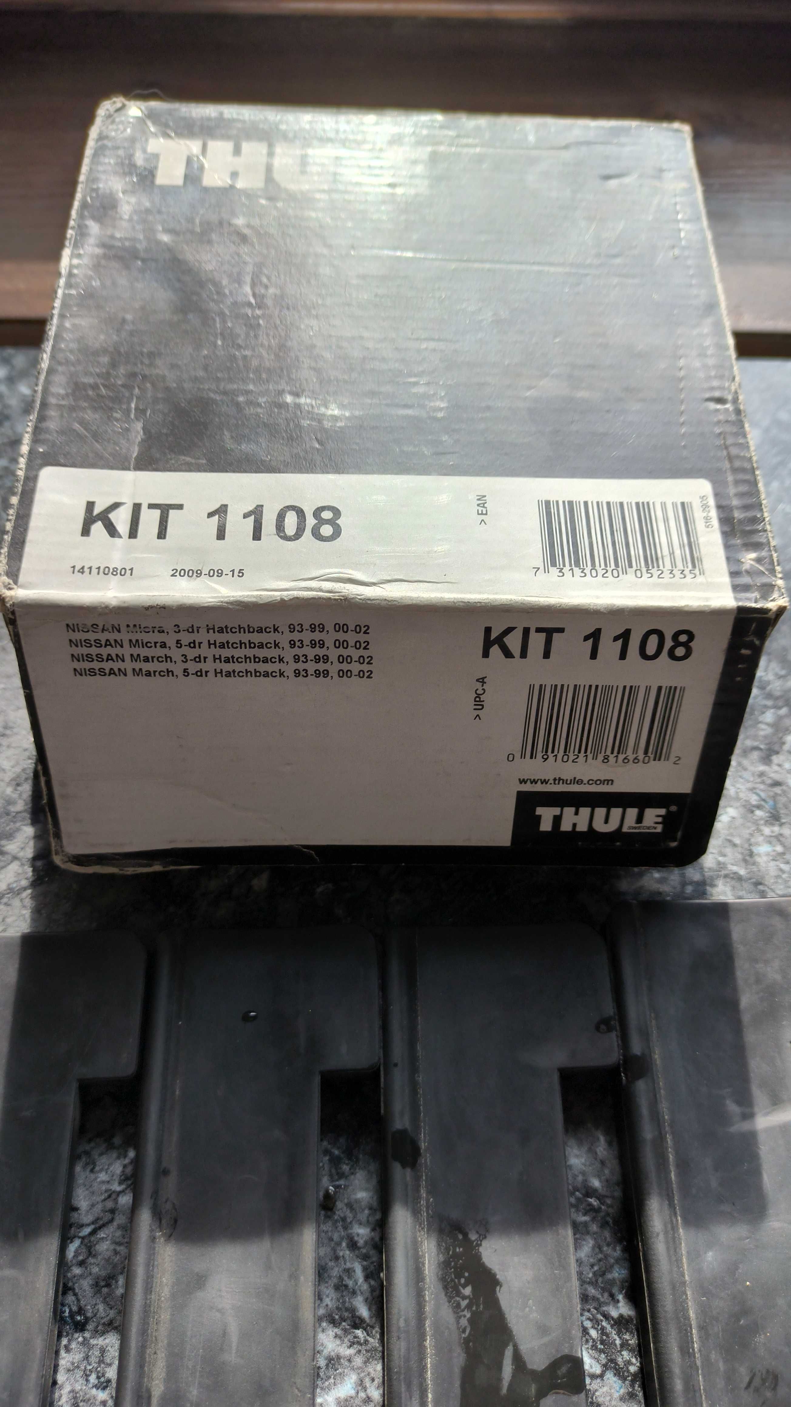 Thule Kit 1108 (Nissan Micra K11) и Thule Kit 1591 (Audi A6)