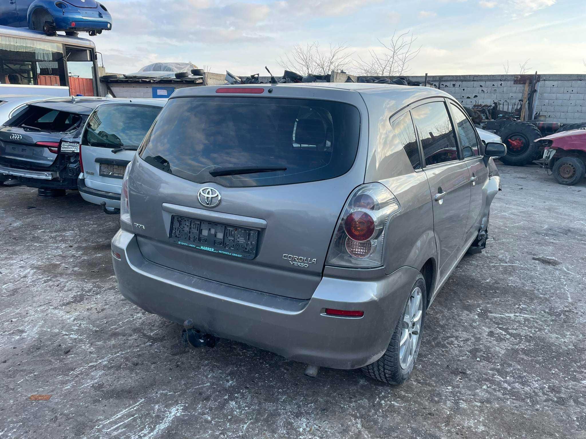 toyota corolla verso 2.0 d4d facelift на части тойота корола версо