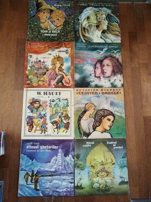 Discuri /Viniluri vechi românești cu povesti și basme
