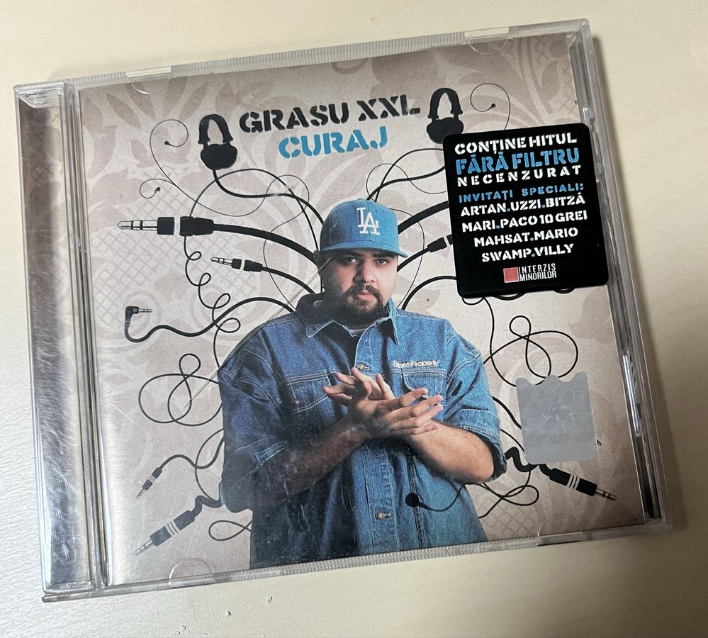 Grasu XXL - Curaj CD rap hip hop romanesc