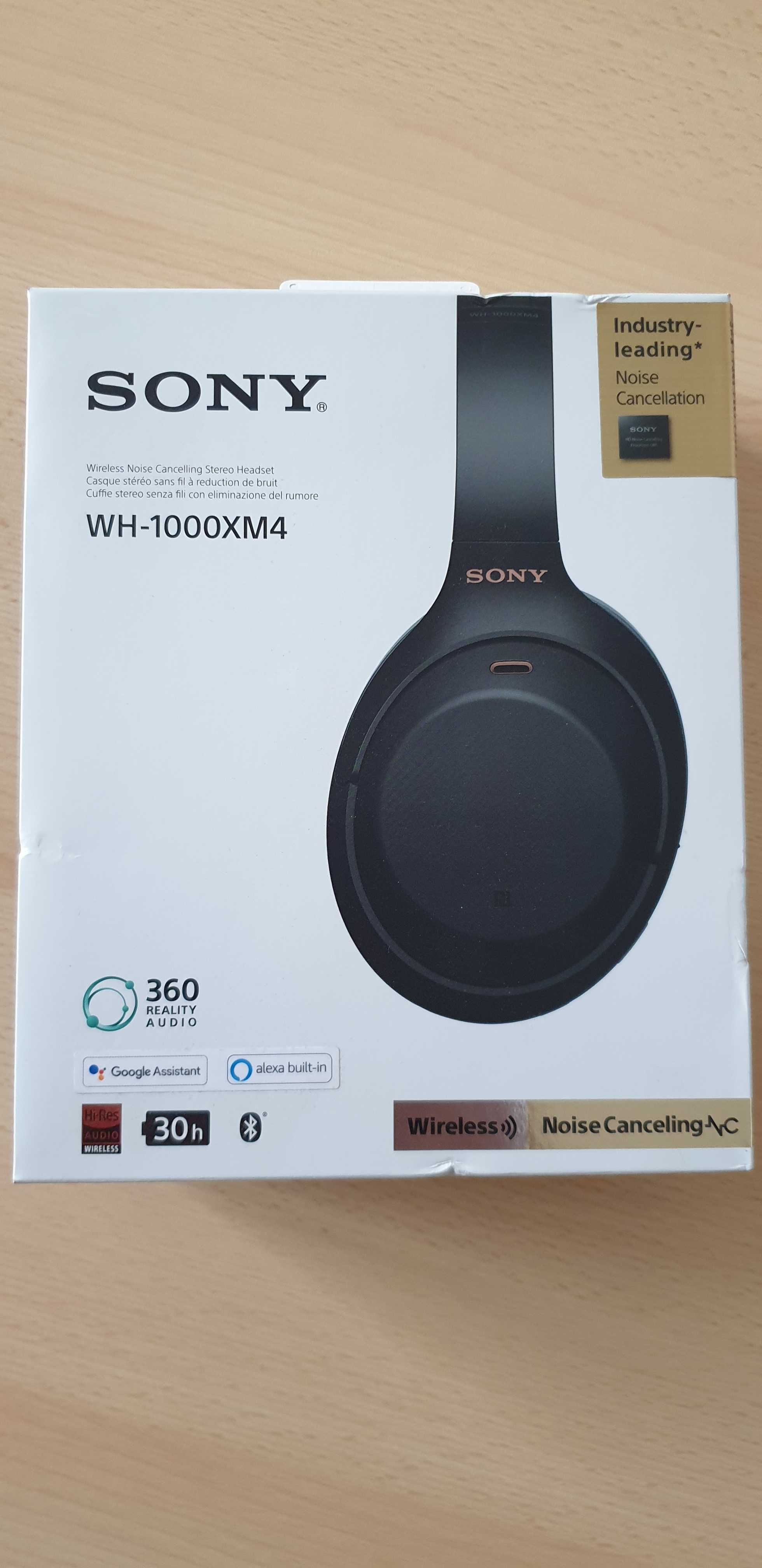 Vand casti SONY WH-1000 XM4 Hi-Res audio wireless.