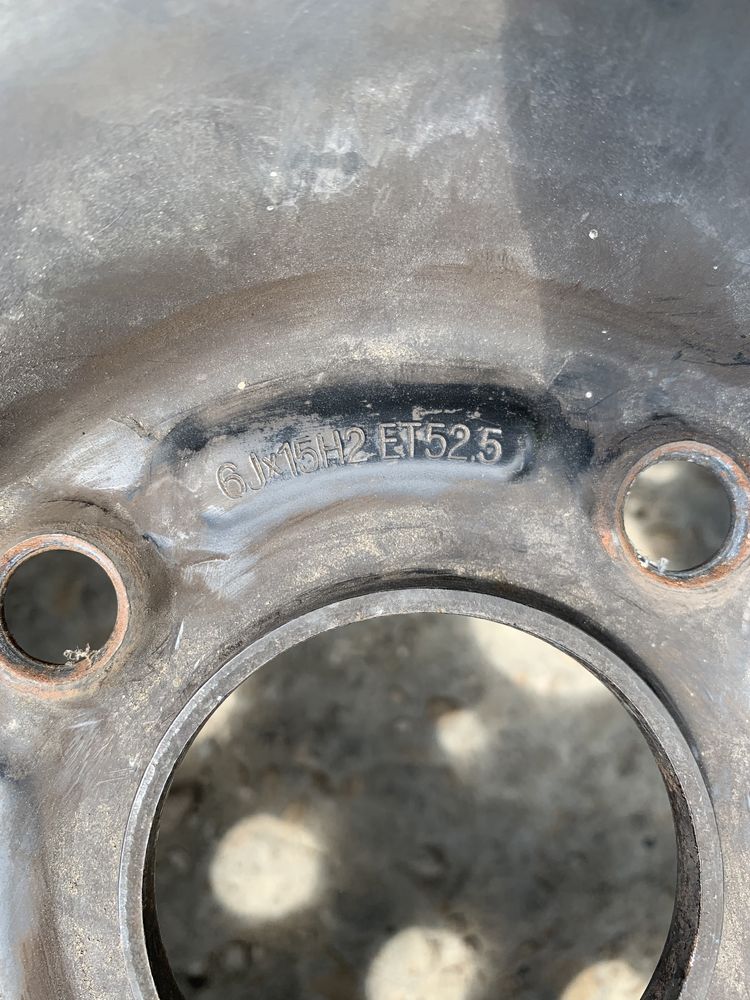 Желязна джанта с гума 15" от Ford 98AB-MA 4x108, 6jx15H2, 195/60/15