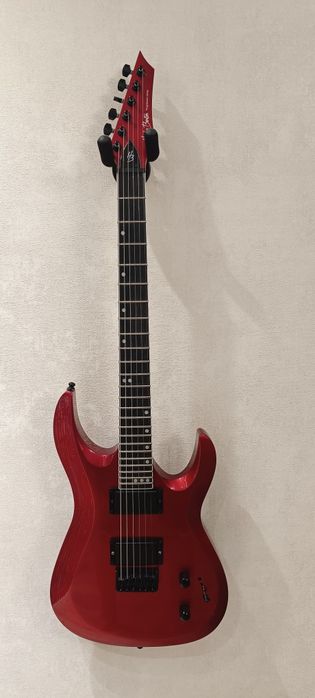 Продам электрогитару Harley Benton R-446 Blood Metallic + Danelectro