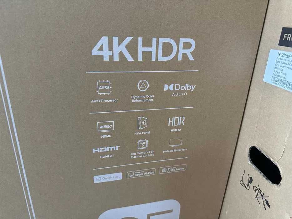 Телевизор TCL 75 4K HDR Google в прошивка 200 канал и фильмы
