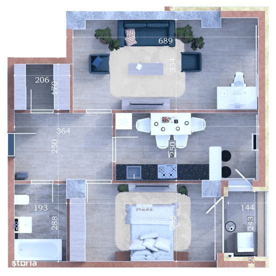 Bloc NOU zona COPOU, 2 camere, decoamandat, 72 mp, diferite etaje !!