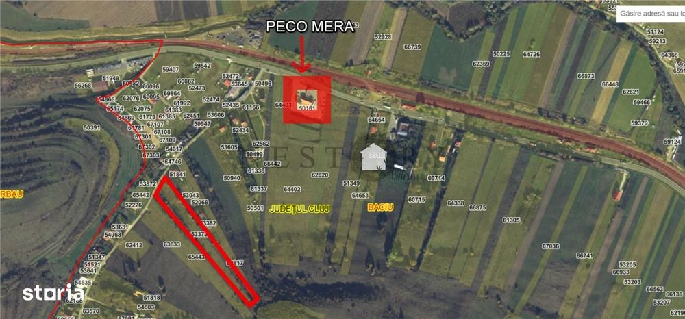 Teren de vanzare,2900mp,Mera-Baciu, 3 unitati locative!