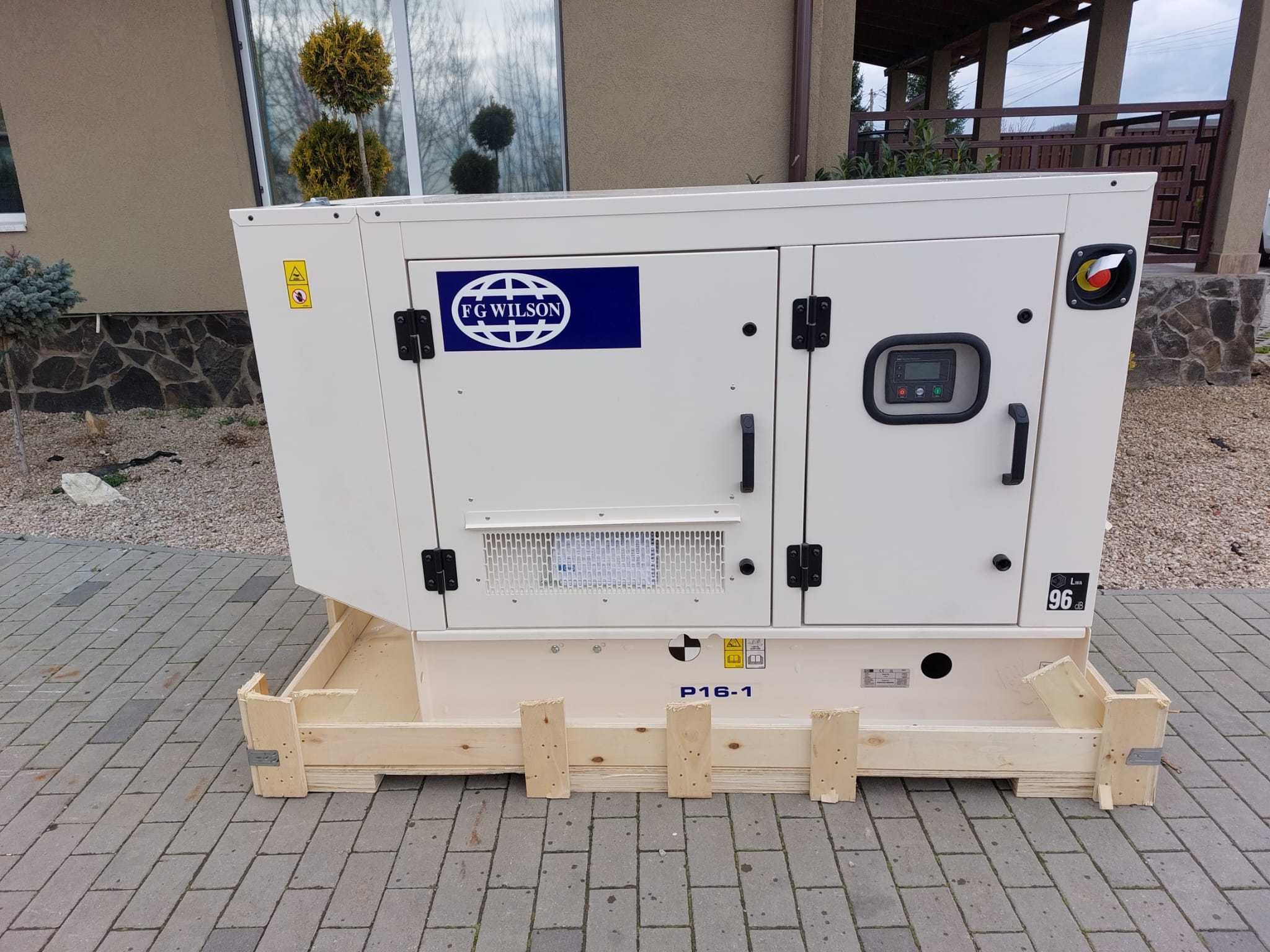 Generator de curent Perkins 16 kva - 12,7 kw nou cu garantie