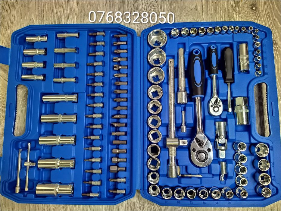 Trusa de scule, 108 piese, material crom vanadium, geanta transport