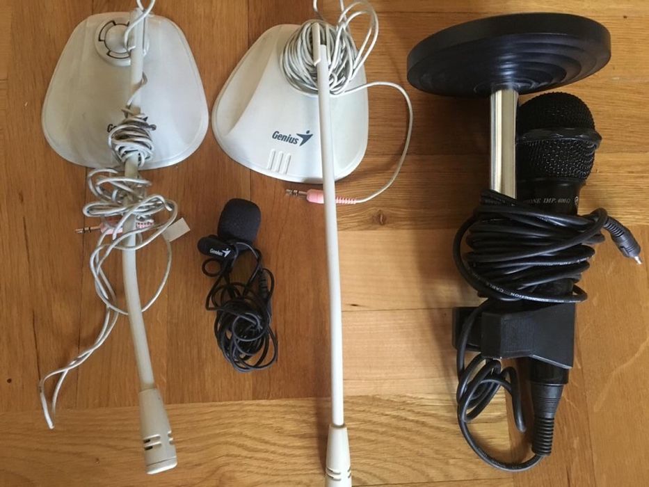 Genius микрофоны для караоке, компьютера, скайпа и тд