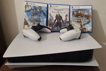 PlayStation 5 PS5 825GB, controllere si jocuri