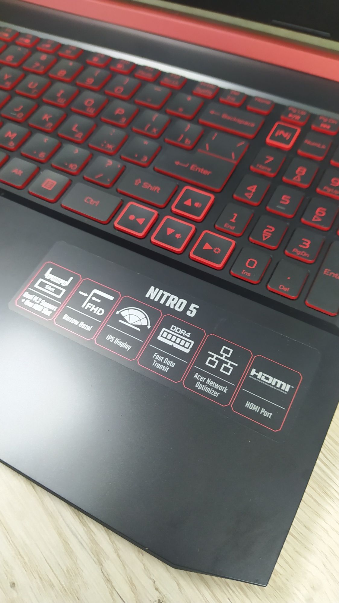 Ноутбук Acer Nitro 5 | Ryzen 5-3550H | GTX1650 | 16GB | 512GB SSD