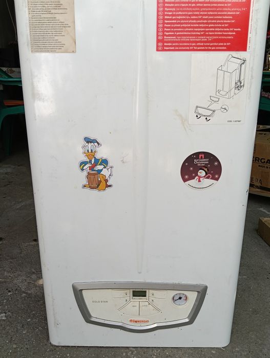 Centrala pe gaz (Immergas)