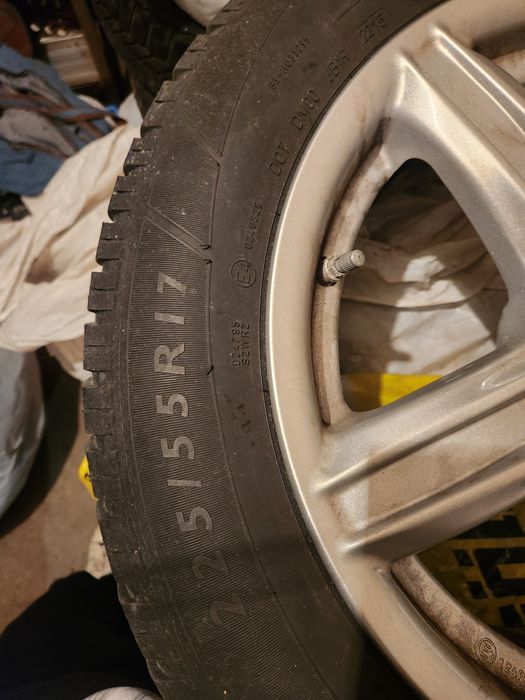 Jante RC Design 17" cu anvelope Dunlop M+S 225/55 R17 – DOT 2019