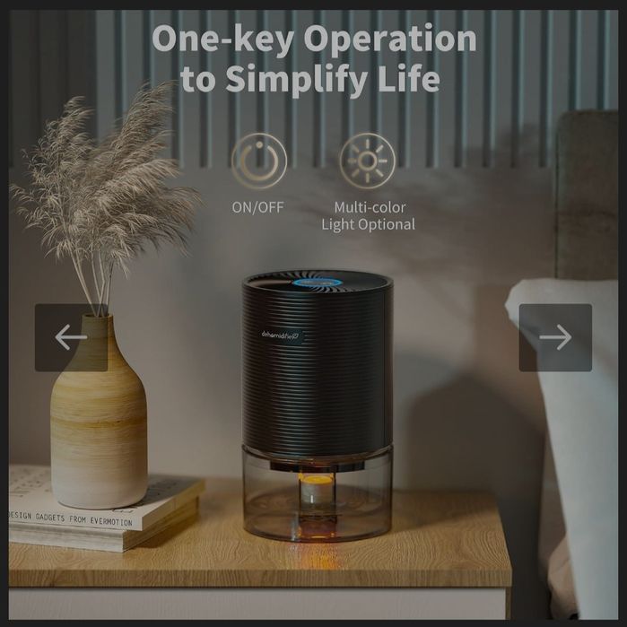 Компактен влагоуловител DH-CS03 750ml 9V 23W