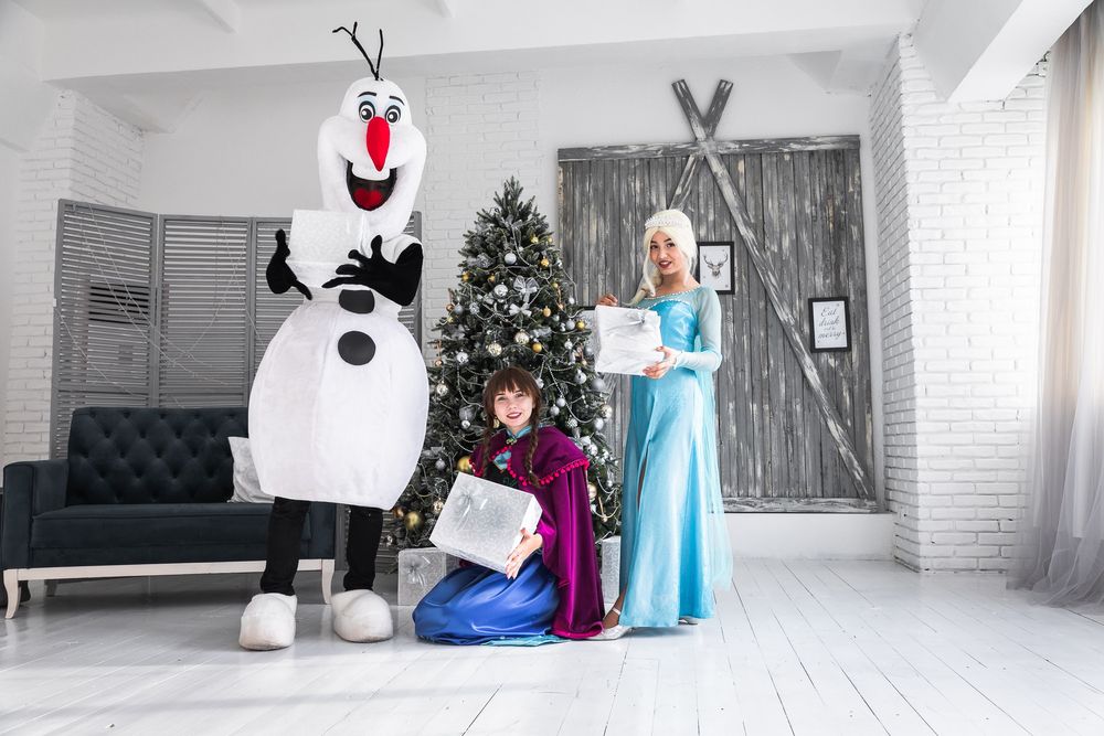 Дед мороз и снегурочка! Яркие, новые костюмы, выезд в садик на дом