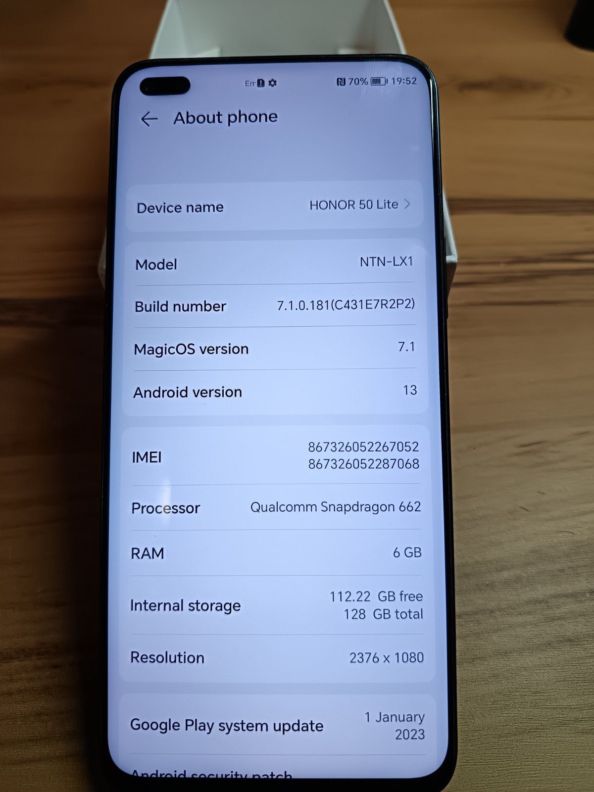 Телефон HONOR 50 LITE