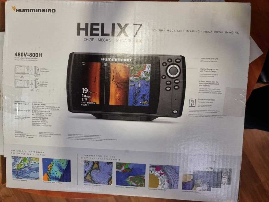 Сонар HUMMINBIRD helix7 chirp mega SI mega DI G3