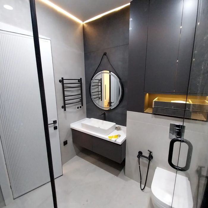 Укладка кафель керомогранит, сантехические работы