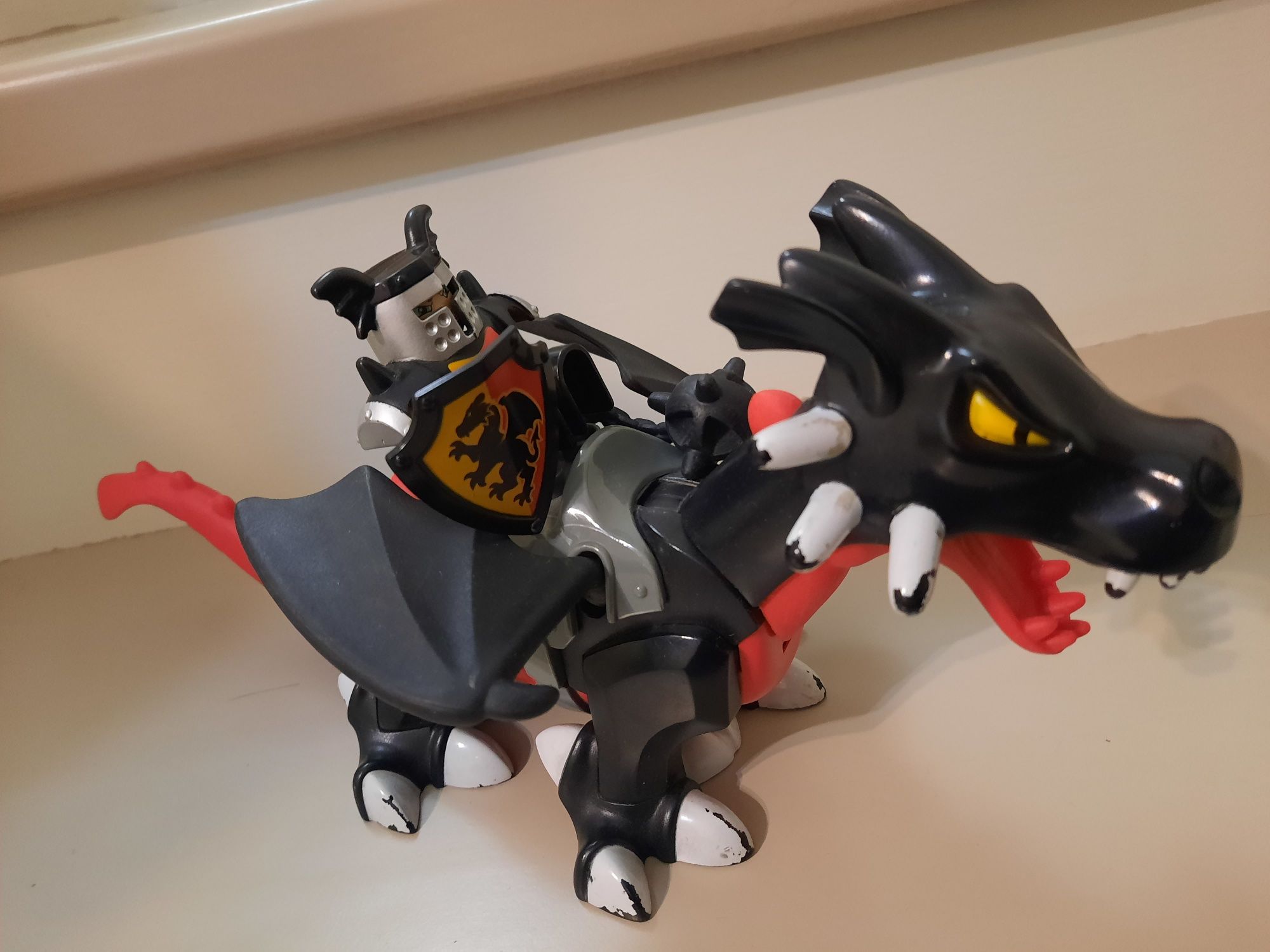 Lego duplo дракон, рыцарь на коне