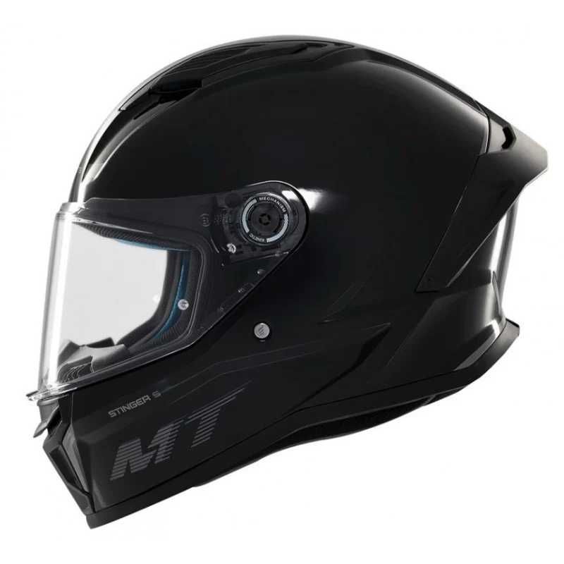 Каска MT STINGER 2 SOLID A11 Gloss Black Размери XS,S,M,L,XL
