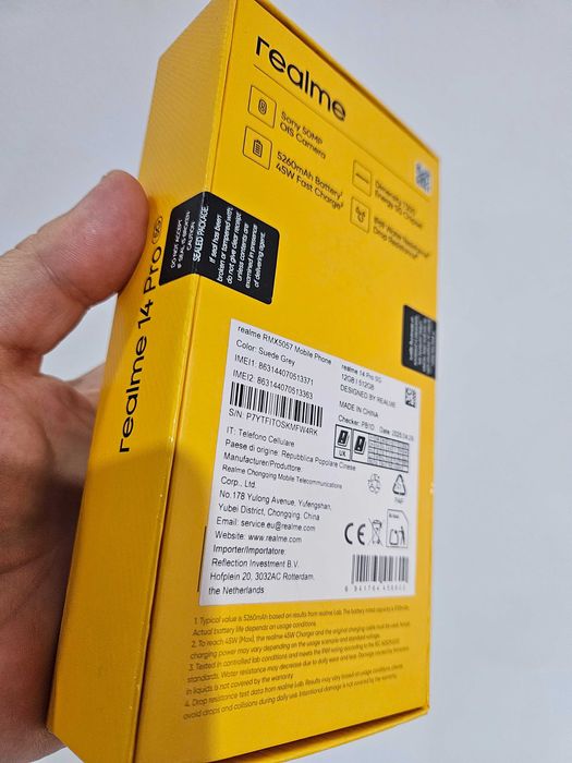 Realme 14 Pro, 512 Gb, nou la cutie, Garantie 30 zile.