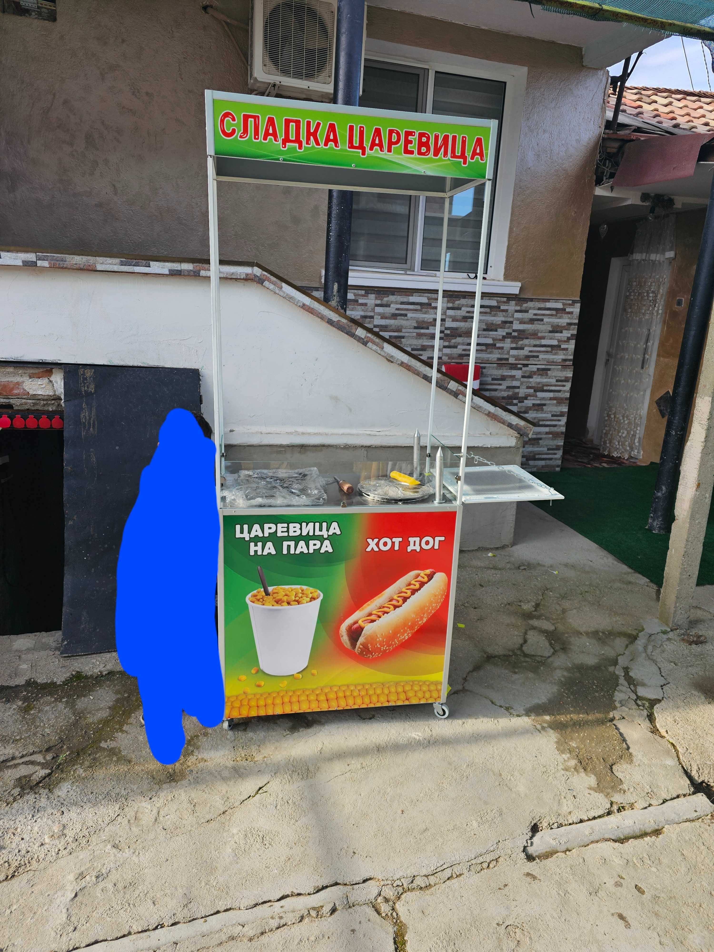 Количка за царвица на пара и хондок