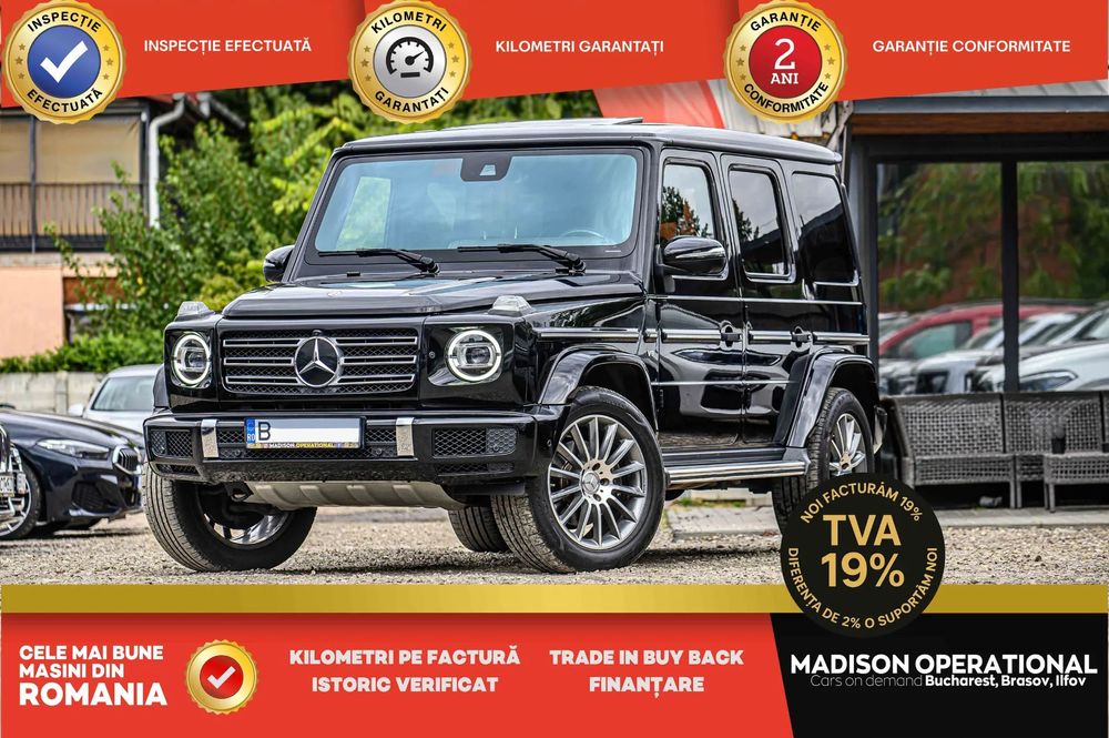 Mercedes-Benz G Negru V8 Ventilatie Trapa Alcantara