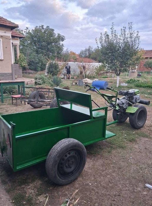 Ремарке с мотофреза