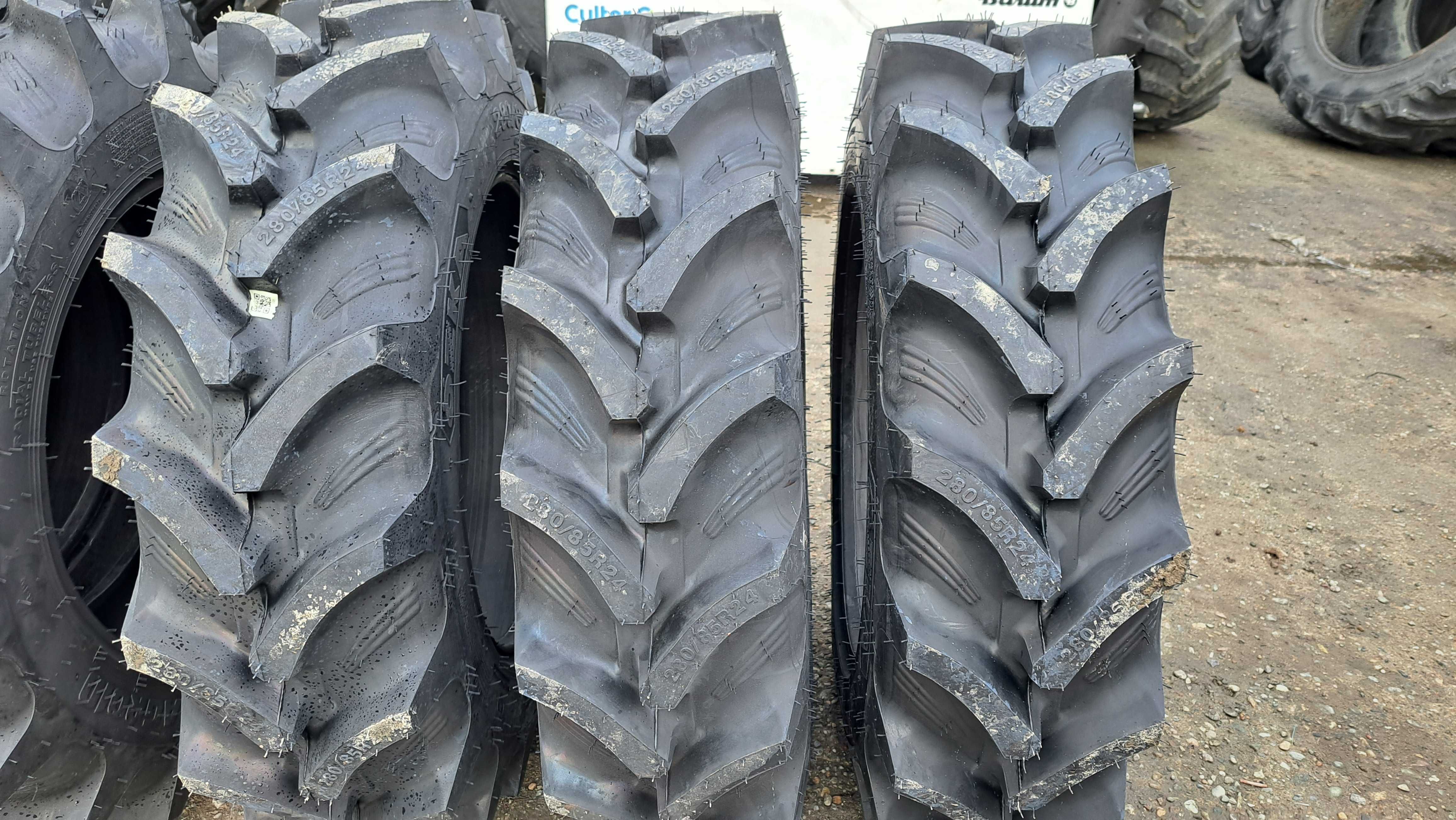 Cauciucuri noi radiale 11.2R24 OZKA 280/85R24 tractor fata incarcator