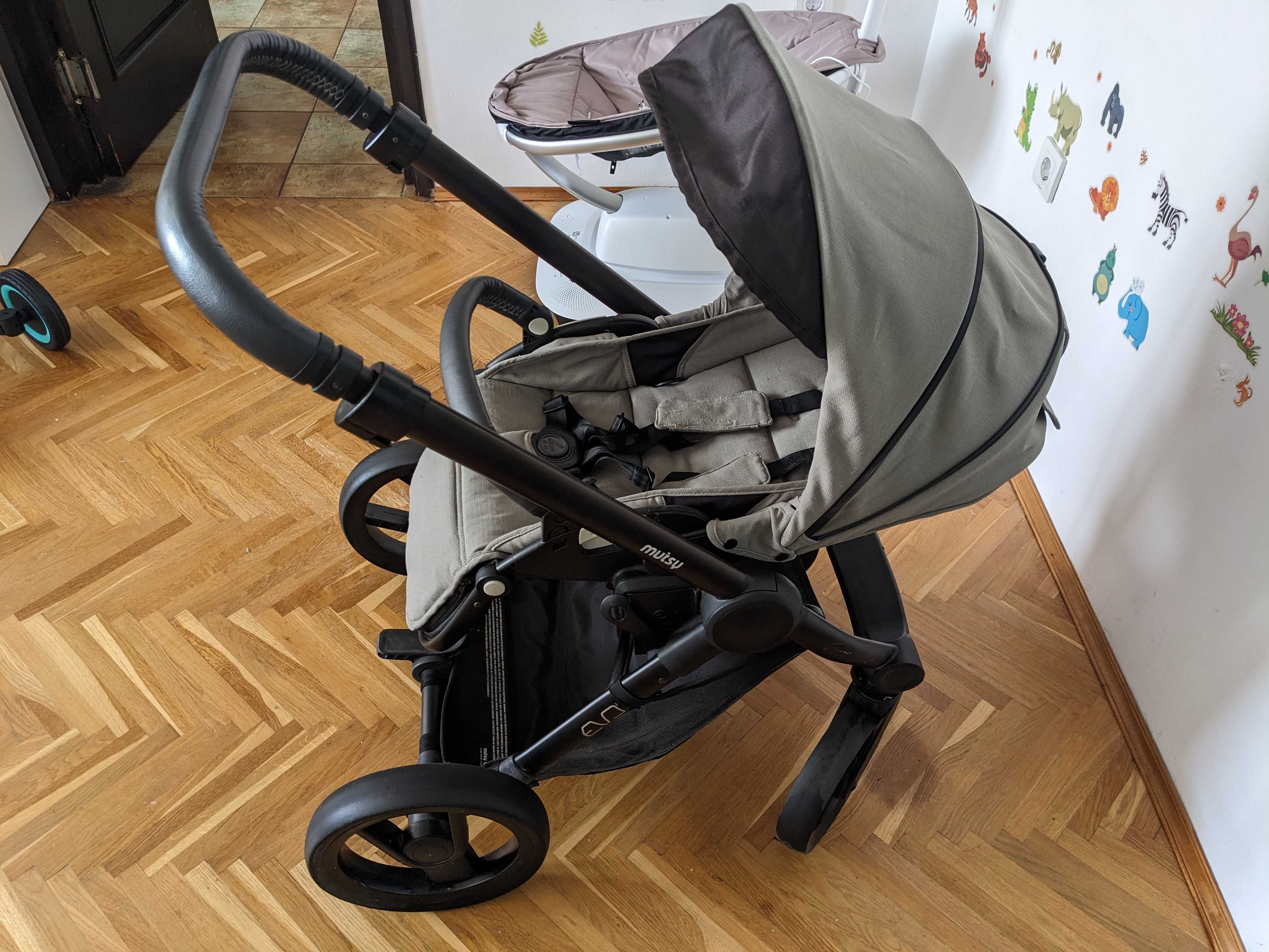 Продавам количка Mutsy Evo 2 + аксесоари към нея