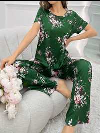 Set De Pijama/top damă Cu Imprimeu floral