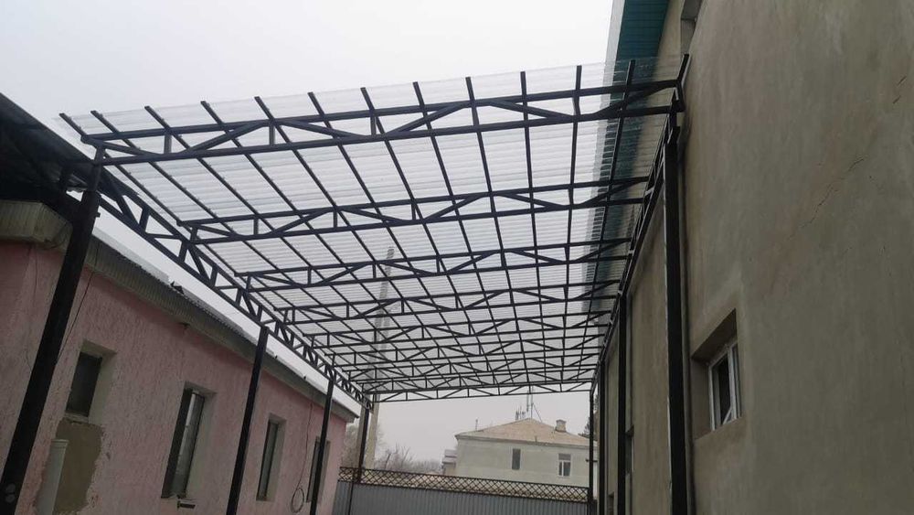 Поликарбонат Трапеция прозрачный Шифер гарантия