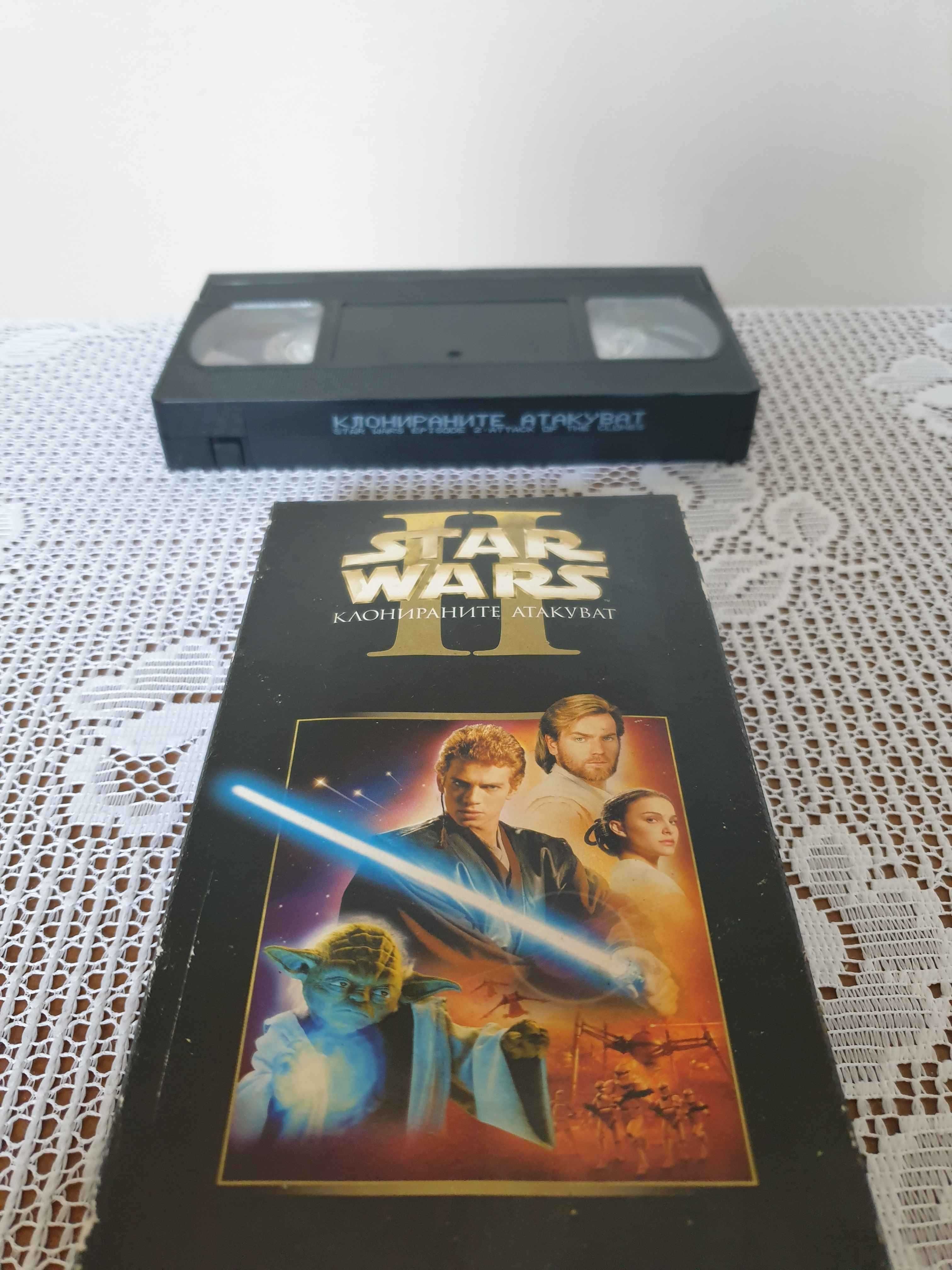 Star Wars I, II част - Видео касети, Ретро колекция.