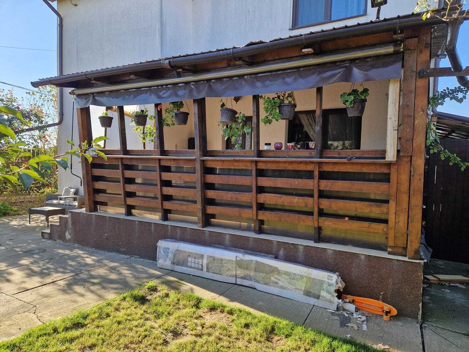 Sistem de Inchidere cu Folie Transparenta pentru Terasa - 480 cm