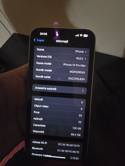 Iphone 14 pro max 128 gb