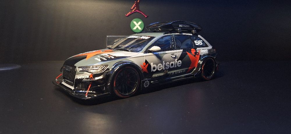 VÂND machetă 1:18 Audi RS6 DTM Avant Jon Olsson GT Spirit